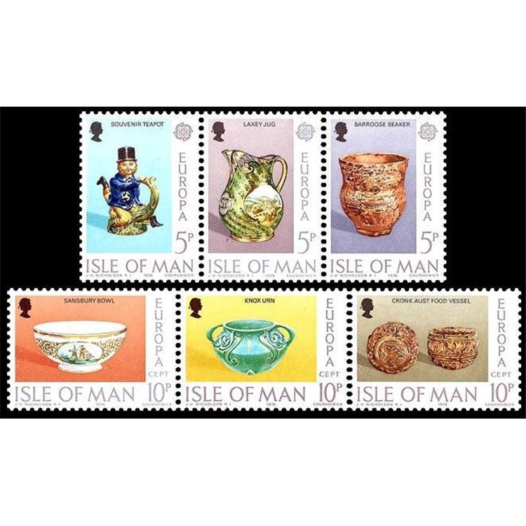MAN 1976 Europa 6v MNH**