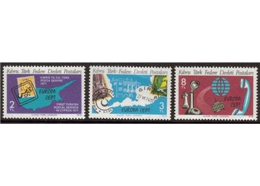 CIPRO TURCA 1979 Europa 3v MNH**