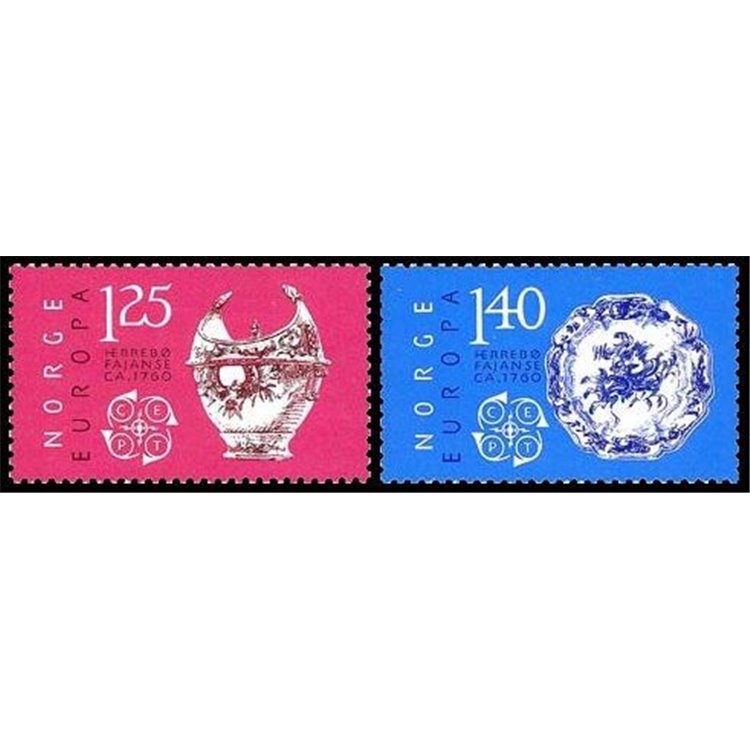 NORWAY 1976 Europe 2v MNH**