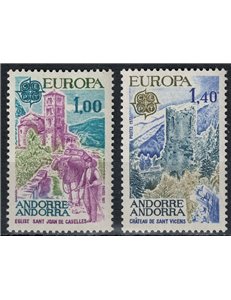 ANDORRA FRANCESE 1977 Europa 2v MNH**