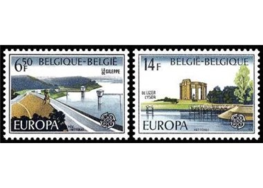 BELGIUM 1977 Europe 2v MNH**