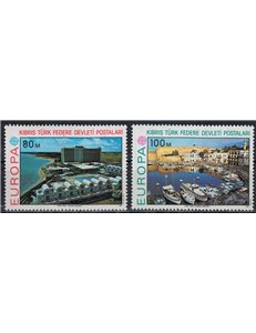 CIPRO TURCA 1977 Europa 2v MNH**
