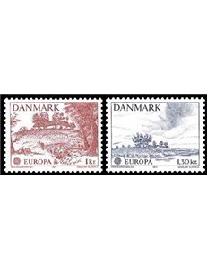 DANIMARCA 1977 Europa 2v MNH**