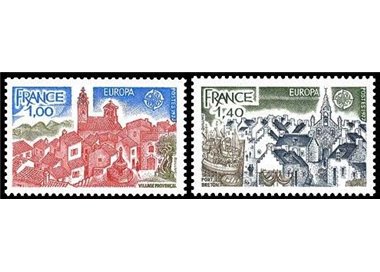 FRANCE 1977 Europe 2v MNH**