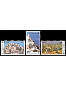 GRECIA 1977 Europa 3v MNH**