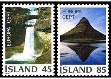 ICELAND 1977 Europe 2v MNH**