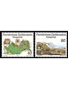 LIECHTENSTEIN 1977 Europa 2v MNH**