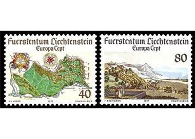 LIECHTENSTEIN 1977 Europe 2v MNH**