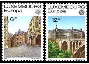 LUXEMBOURG 1977 Europe 2v MNH**