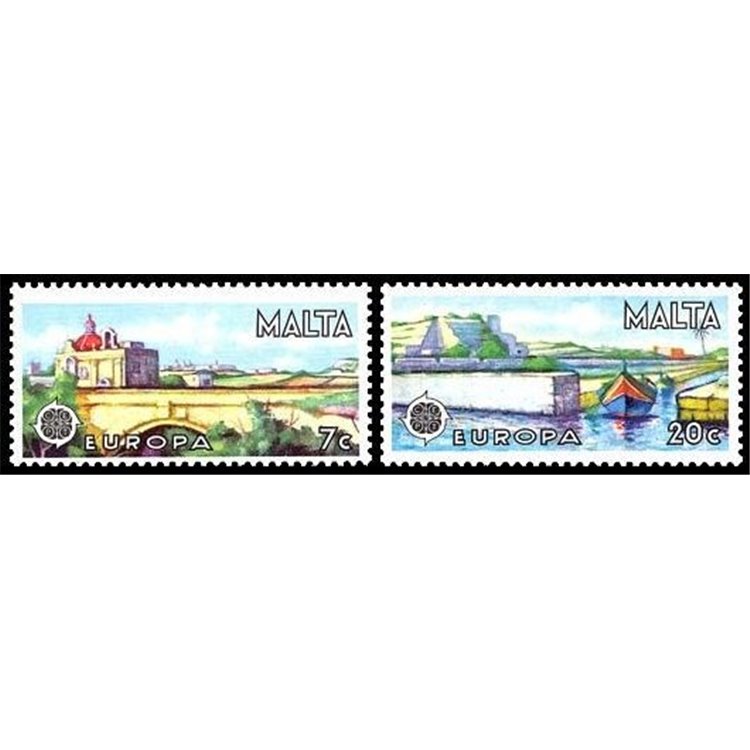 MALTA 1977 Europe 2v MNH**