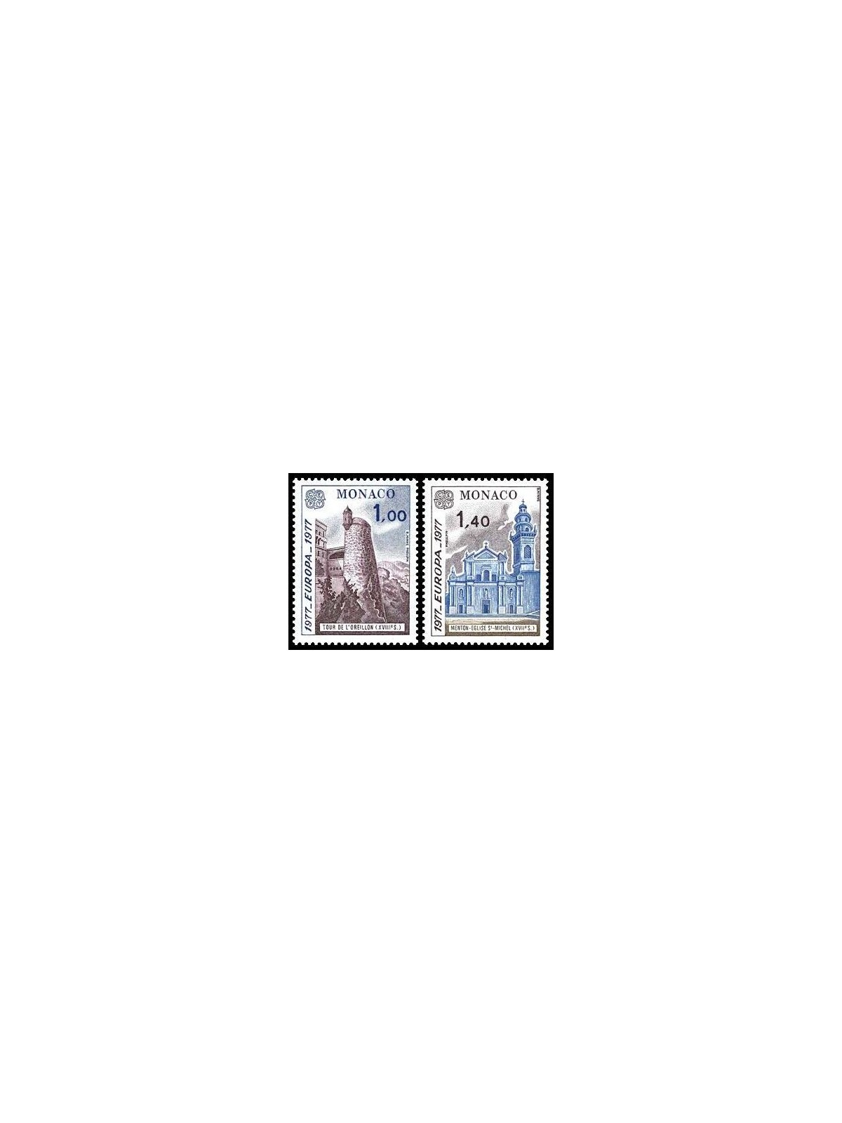 MONACO 1977 Europe 2v MNH**