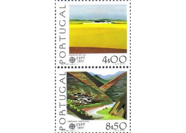 PORTUGAL 1977 Europe (from s/s) 2v MNH**