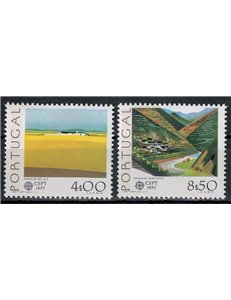 PORTUGAL 1977 Europe 2v MNH**