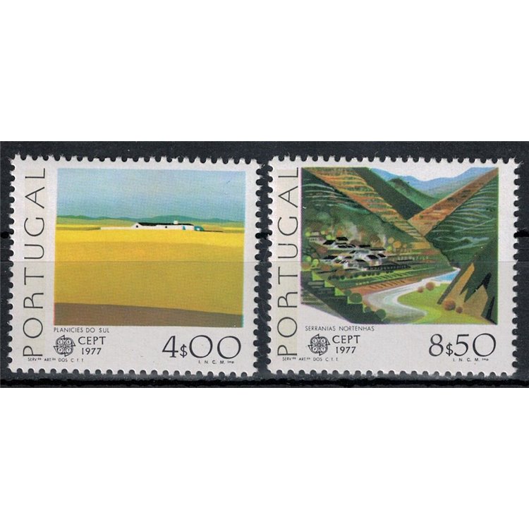 PORTOGALLO 1977 Europa 2v MNH**