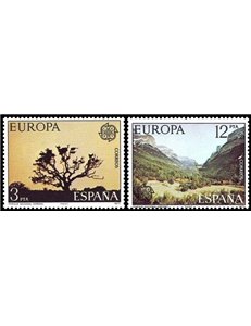SPAIN 1977 Europe 2v MNH**