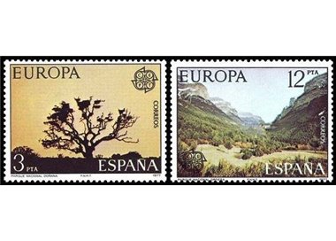 SPAIN 1977 Europe 2v MNH**