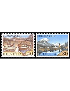 SWITZERLAND 1977 Europe 2v MNH**