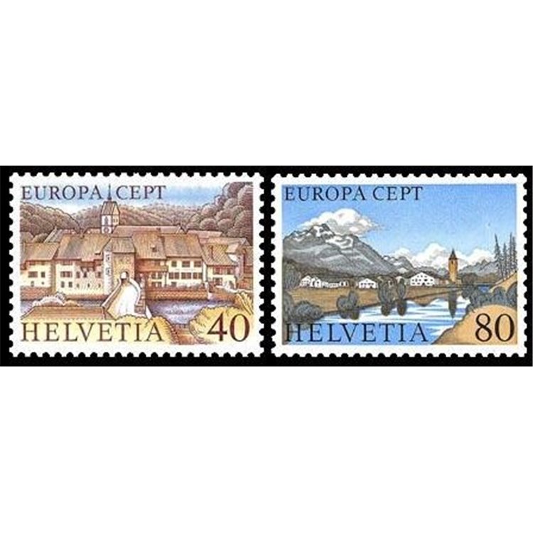 SVIZZERA 1977 Europa 2v MNH**