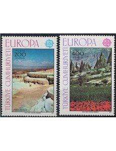 Türkiye 1977 Europe 2v MNH**