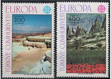 TURCHIA 1977 Europa 2v MNH**