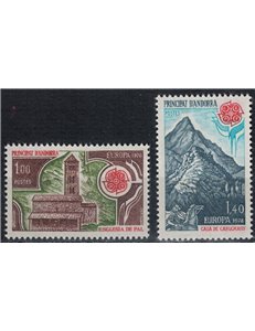 FRENCH ANDORRA 1978 Europe 2v MNH**