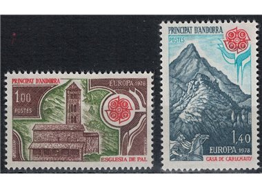 FRENCH ANDORRA 1978 Europe 2v MNH**