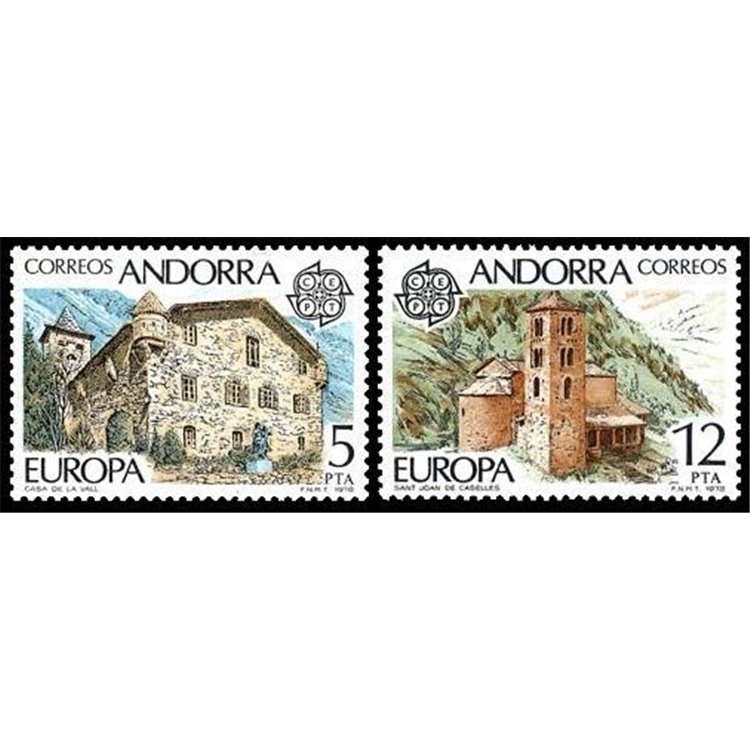 ANDORRA SPANISH 1978 Europe 2v MNH**