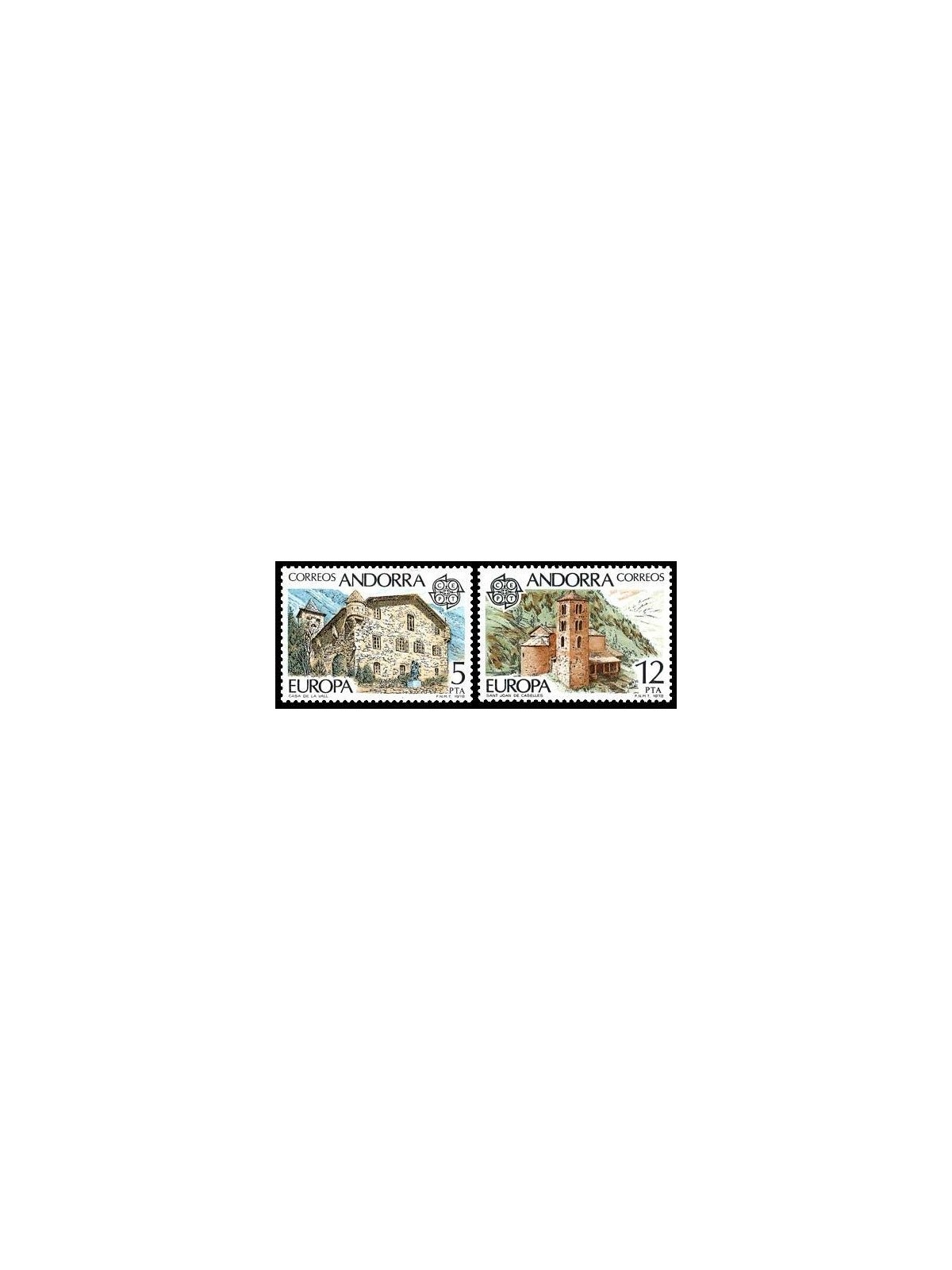 ANDORRA SPAGNOLA 1978 Europa 2v MNH**