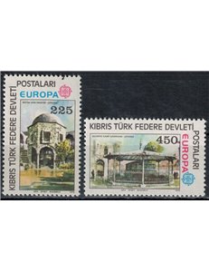 CIPRO TURCA 1978 Europa 2v MNH**