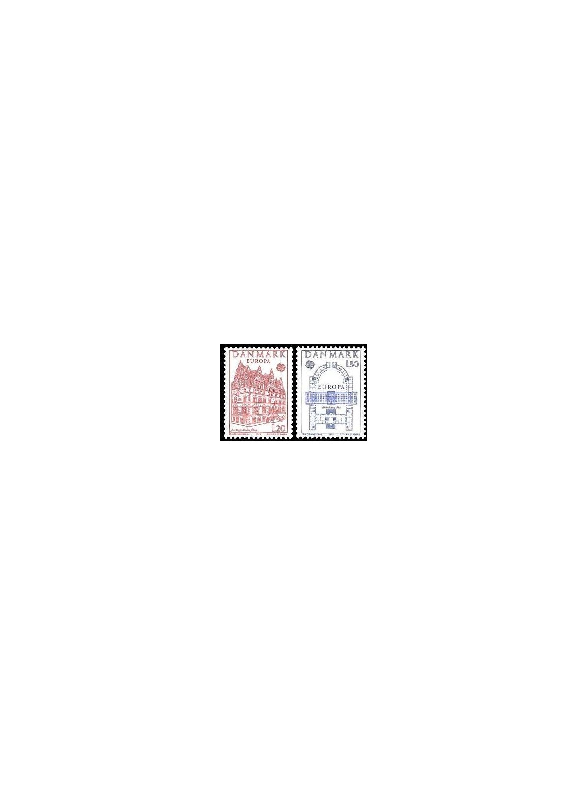 DENMARK 1978 Europe 2v MNH**