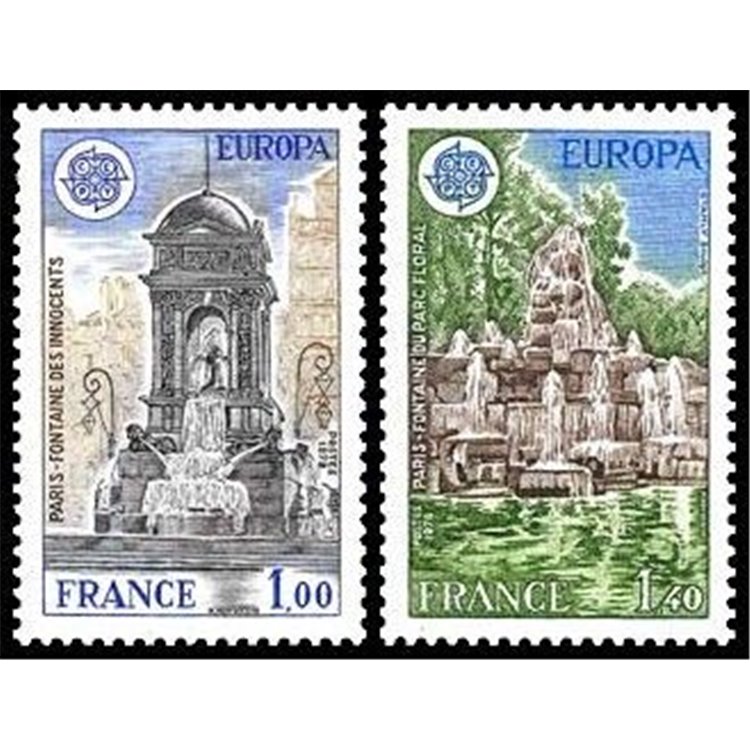 FRANCIA 1978 Europa 2v MNH**