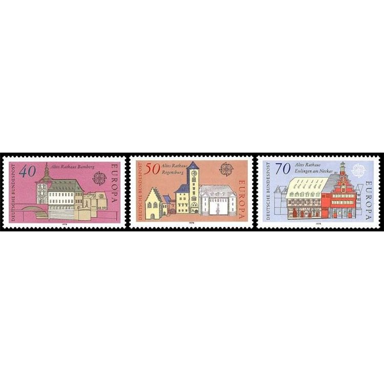 GERMANIA BRD 1978 Europa 3v MNH**