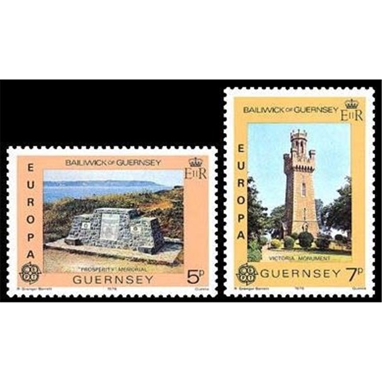 GUERNSEY 1978 Europa 2v MNH**