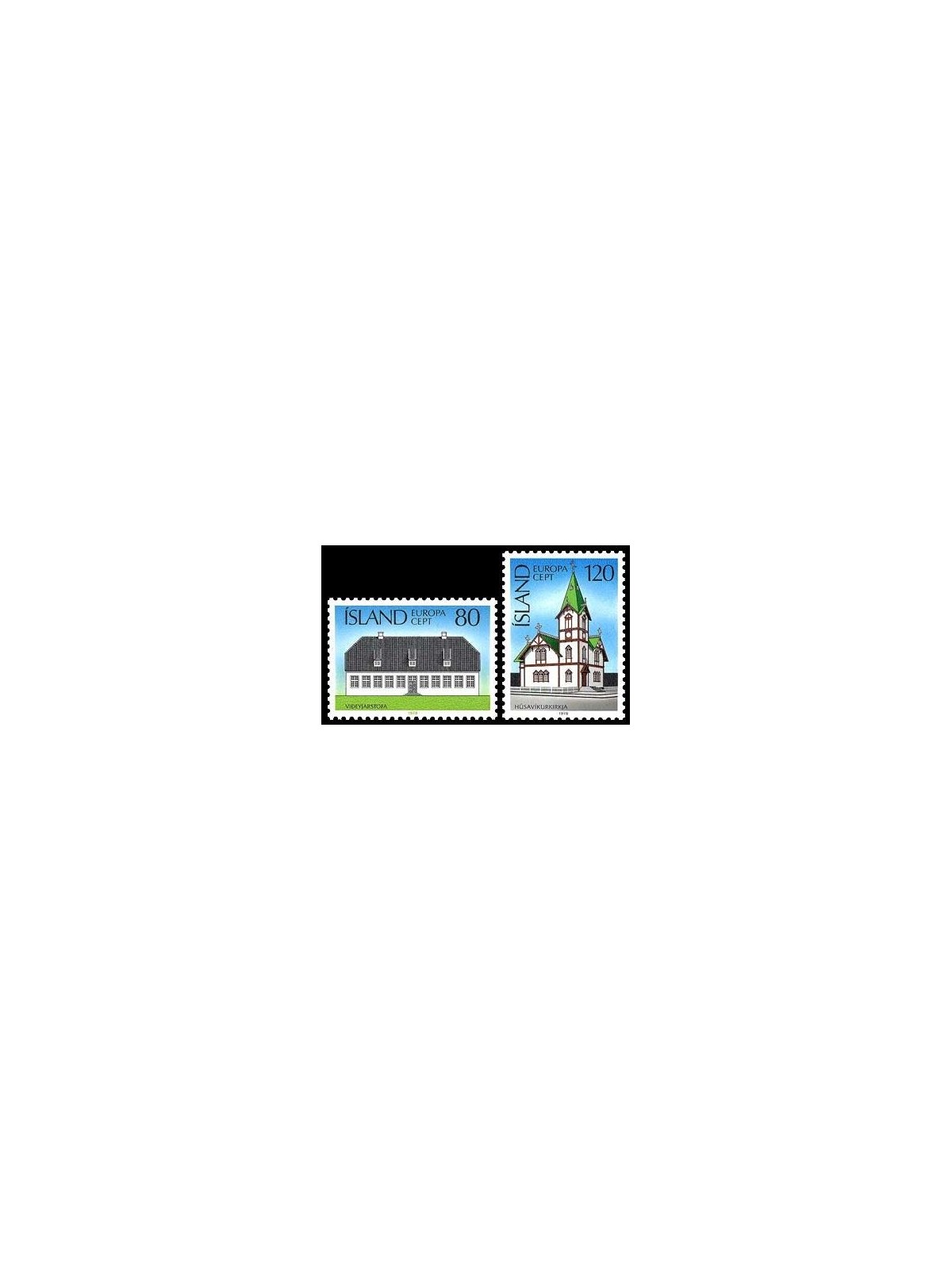 ICELAND 1978 Europe 2v MNH**