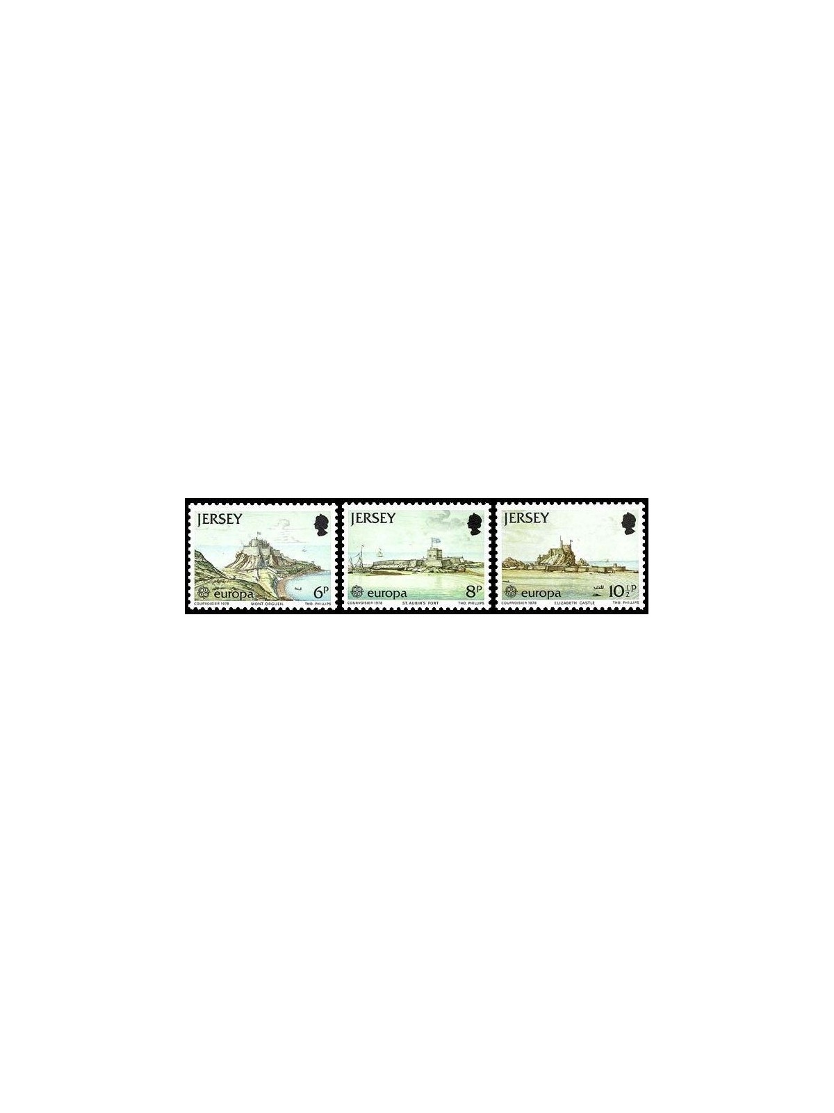 JERSEY 1978 Europe 3v MNH**