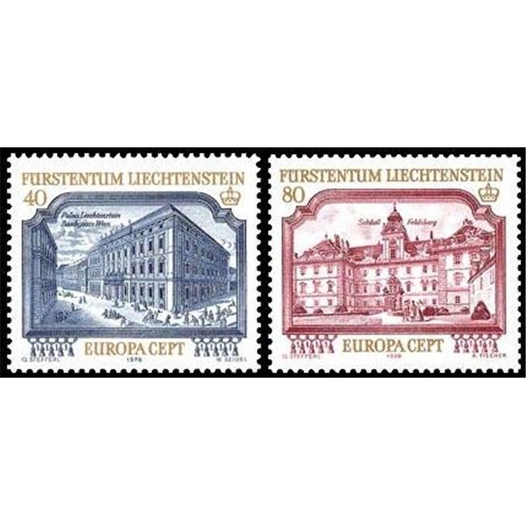 LIECHTENSTEIN 1978 Europe 2v MNH**