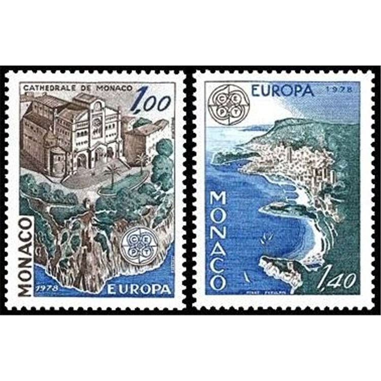 MONACO 1978 Europa 2v MNH**