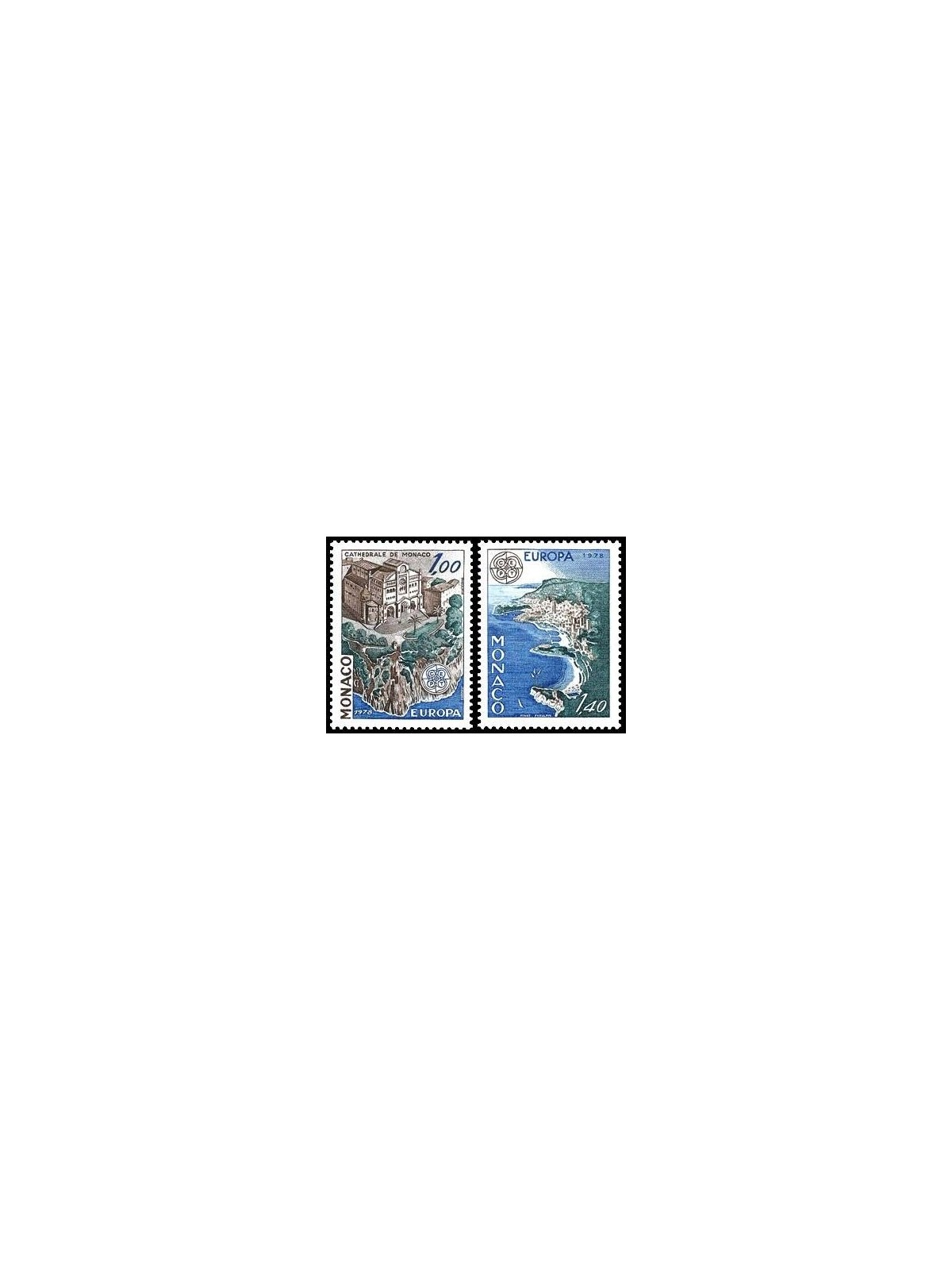MONACO 1978 Europa 2v MNH**