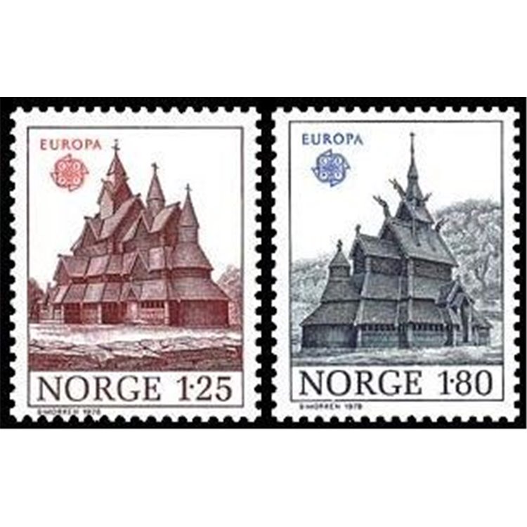 NORVEGIA 1978 Europa 2v MNH**