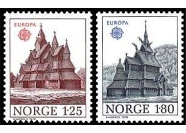 NORWAY 1978 Europe 2v MNH**