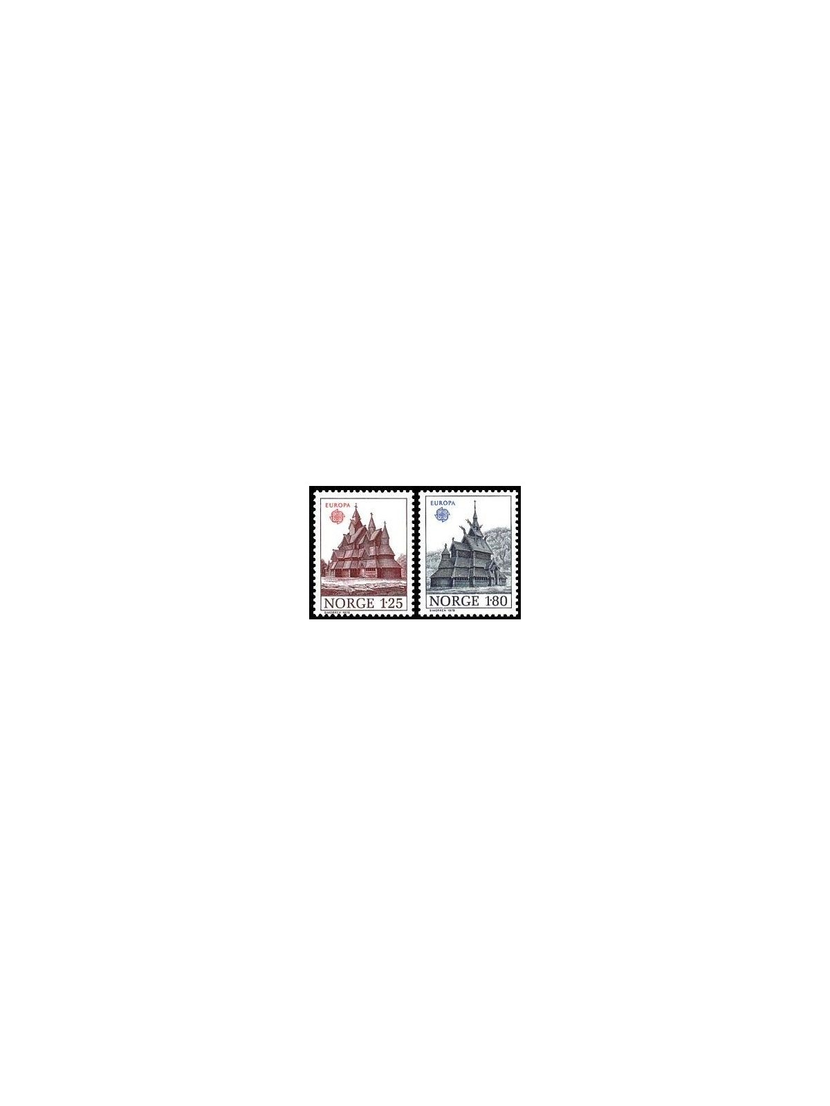 NORVEGIA 1978 Europa 2v MNH**