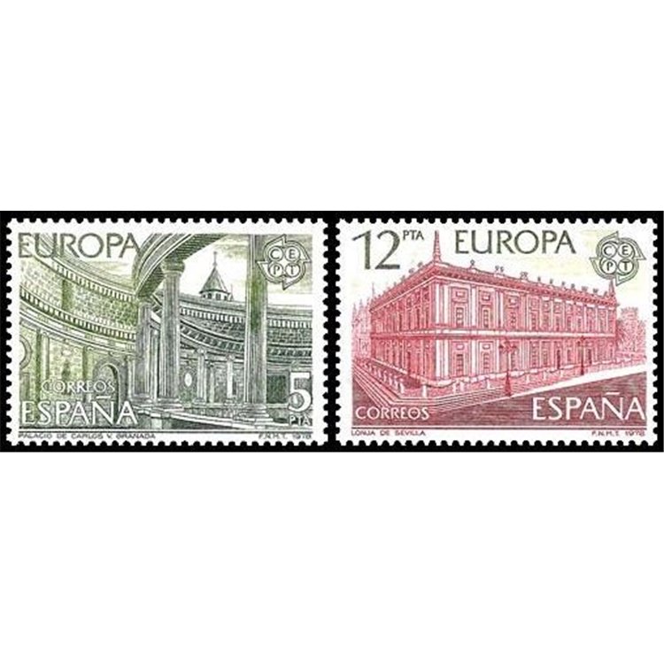 SPAIN 1978 Europe 2v MNH**