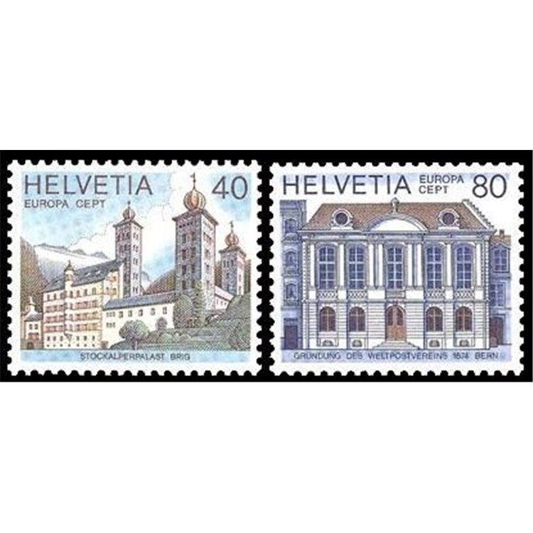 SWITZERLAND 1978 Europe 2v MNH**