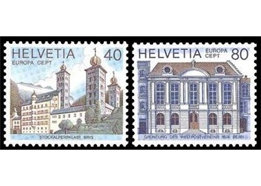 SWITZERLAND 1978 Europe 2v MNH**