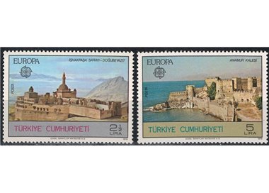 Türkiye 1978 Europe 2v MNH**