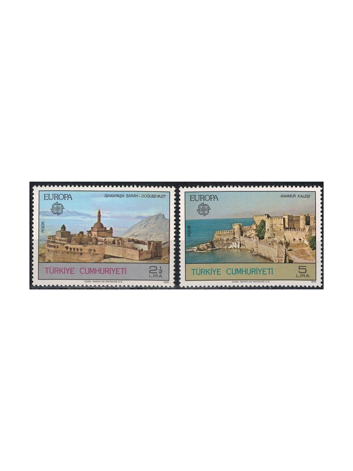 TURCHIA 1978 Europa 2v MNH**