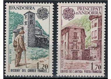 FRENCH ANDORRA 1979 Europe 2v MNH**