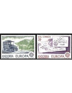 ANDORRA SPANISH 1979 Europe 2v MNH**