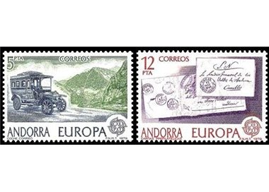 ANDORRA SPANISH 1979 Europe 2v MNH**