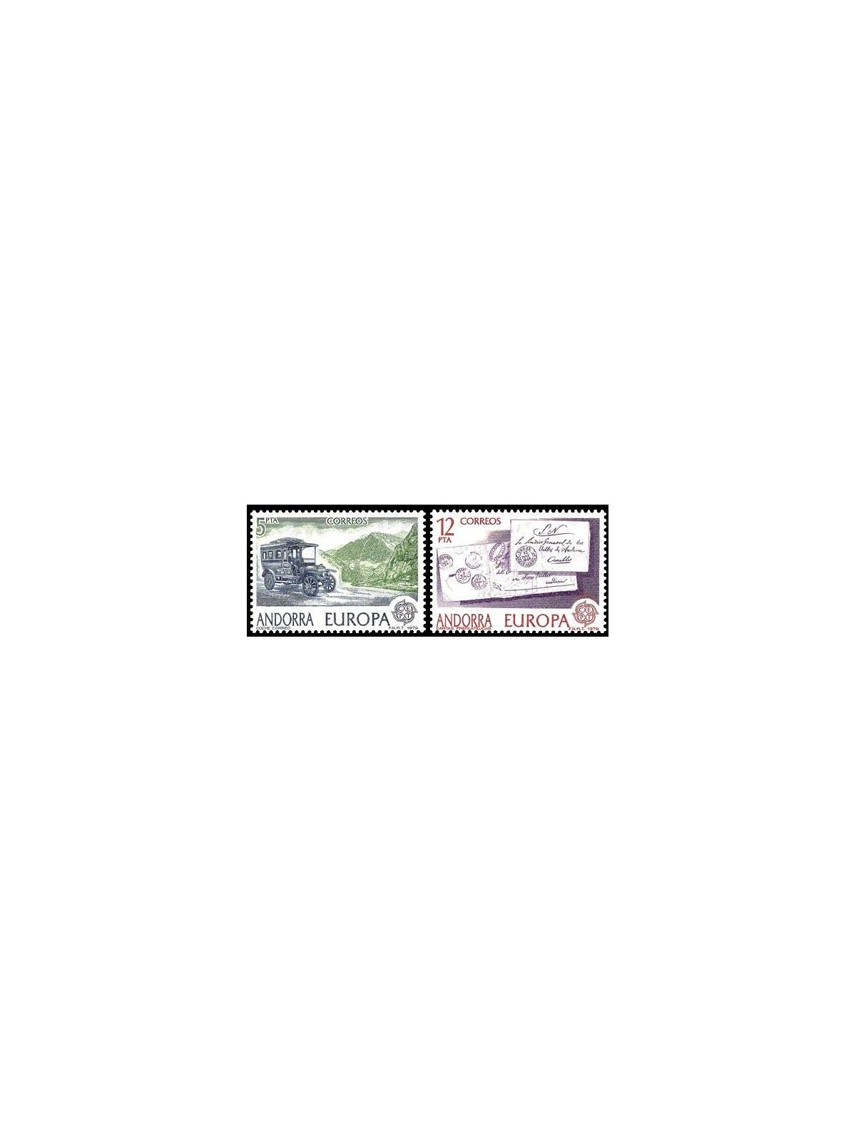ANDORRA SPAGNOLA 1979 Europa 2v MNH**